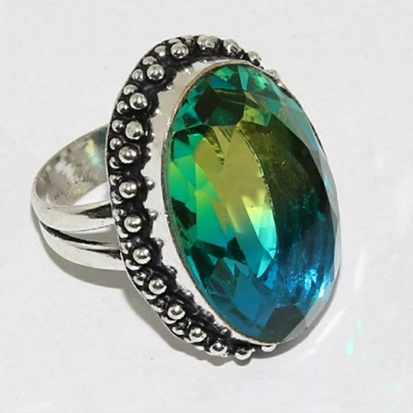 ***$15 Sale*** New Ametrine Silver Ring. - Picture 2 of 6